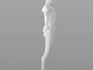 stylised male base 3D Model