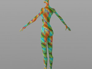 stylised female base 3Dモデル