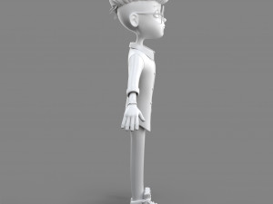 cartoon cool guy Model 3D