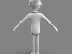 cartoon cool guy Model 3D