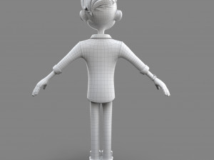 cartoon cool guy Model 3D