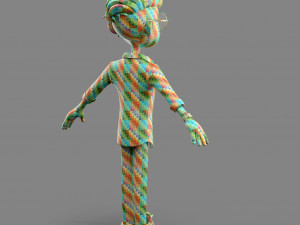 cartoon cool guy Model 3D