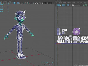 cartoon cool guy Model 3D