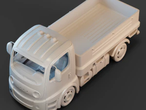 Cartoon Truck 3D Model