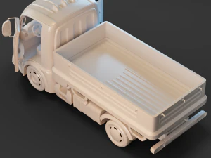 Cartoon Truck 3D Model