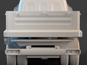 Cartoon Truck 3D Model