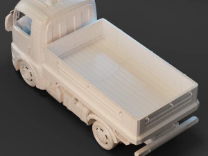 Cartoon Truck 3D Model
