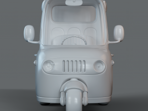 Cartoon Three Wheeler 3Dモデル