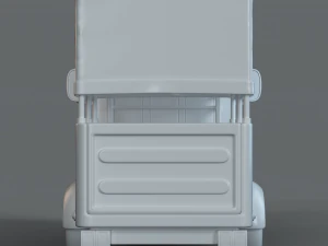 Cartoon Three Wheeler 3D Model