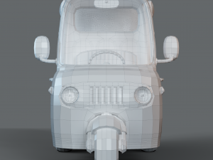 Cartoon Three Wheeler 3Dモデル