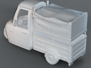 Cartoon Three Wheeler 3Dモデル