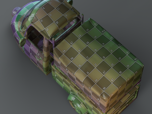 Cartoon Three Wheeler 3Dモデル