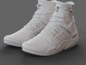 Scarpe sportive cyberpunk realistiche Modello 3D