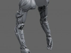 Realistic Cyberpunk Arm Augment 3D Model