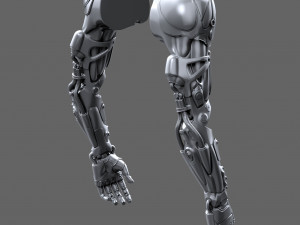Realistic Cyberpunk Arm Augment Modello 3D