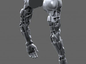 Realistic Cyberpunk Arm Augment 3D Model