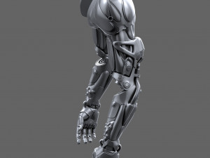 Realistic Cyberpunk Arm Augment Modello 3D