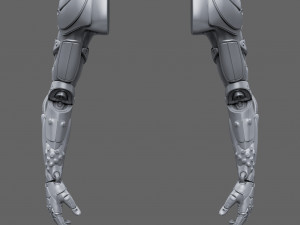 Realistic Cyberpunk Arm Augment Modello 3D