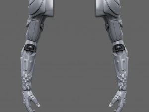 Realistic Cyberpunk Arm Augment 3D Model