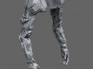 Realistic Cyberpunk Arm Augment 3D Model
