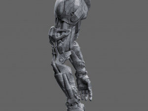 Realistic Cyberpunk Arm Augment Modello 3D