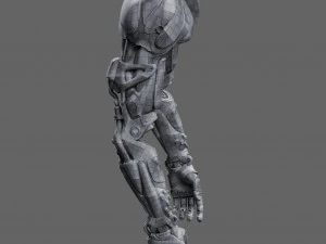 Realistic Cyberpunk Arm Augment 3D Model