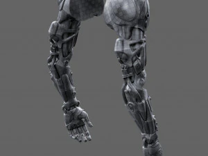 Realistic Cyberpunk Arm Augment 3D Model