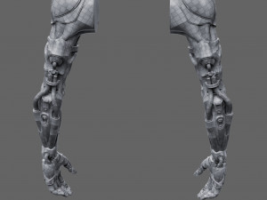 Realistic Cyberpunk Arm Augment Modello 3D