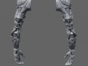 Realistic Cyberpunk Arm Augment 3D Model