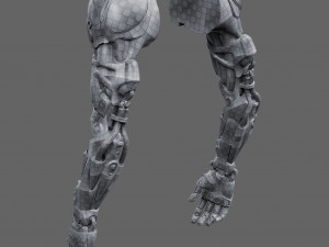 Realistic Cyberpunk Arm Augment Modello 3D