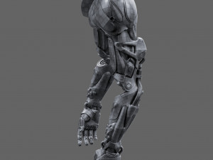 Realistic Cyberpunk Arm Augment Modello 3D