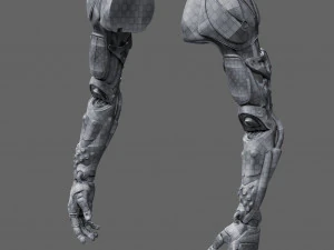 Realistic Cyberpunk Arm Augment 3D Model