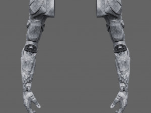 Realistic Cyberpunk Arm Augment Modello 3D