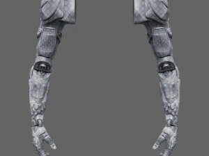 Realistic Cyberpunk Arm Augment 3D Model