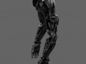 Realistic Cyberpunk Arm Augment 3D Model