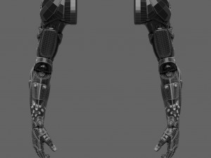 Realistic Cyberpunk Arm Augment Modello 3D