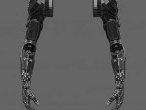 Realistic Cyberpunk Arm Augment 3D Model