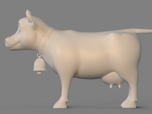 Cartoon Cow Modello 3D