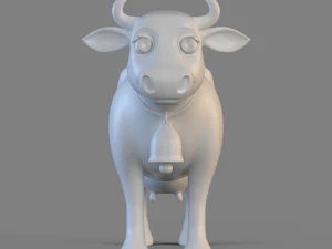 Cartoon Cow 3D Model