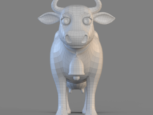 Cartoon Cow Modello 3D