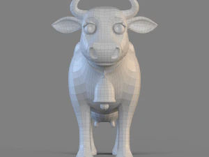 Cartoon Cow 3D Model
