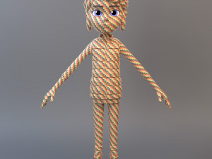 Cartoon Teenage Girl Modelo 3D