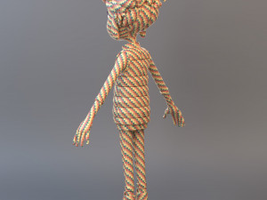 Cartoon Teenage Girl Modelo 3D