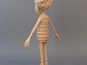 Gadis Remaja Kartun Model 3D