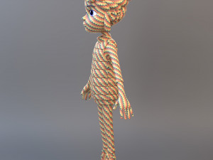 Cartoon Teenage Girl Modelo 3D