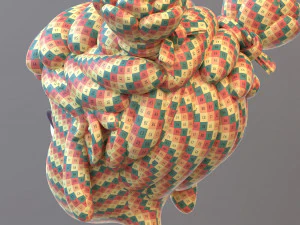 Gadis Remaja Kartun Model 3D