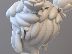 Cartoon Teenage Girl Modelo 3D