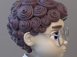 Cartoon Teenage Boy 3D Model