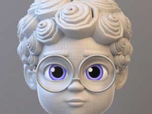 Cartoon Teenage Boy 3D Model