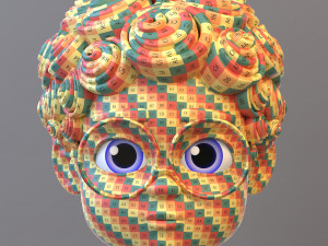 Cartoon Teenage Boy 3D Model